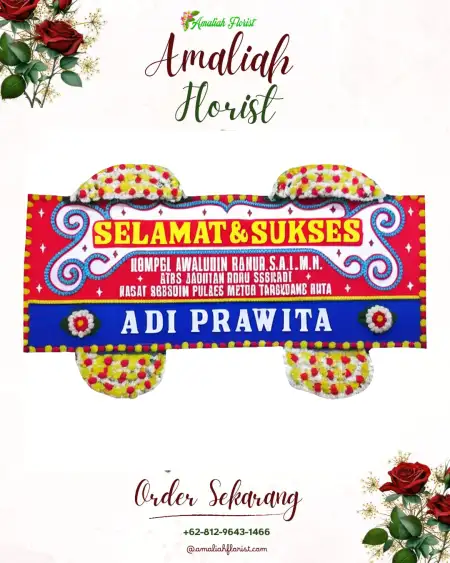 Papan Bunga Ucapan Selamat Umalas